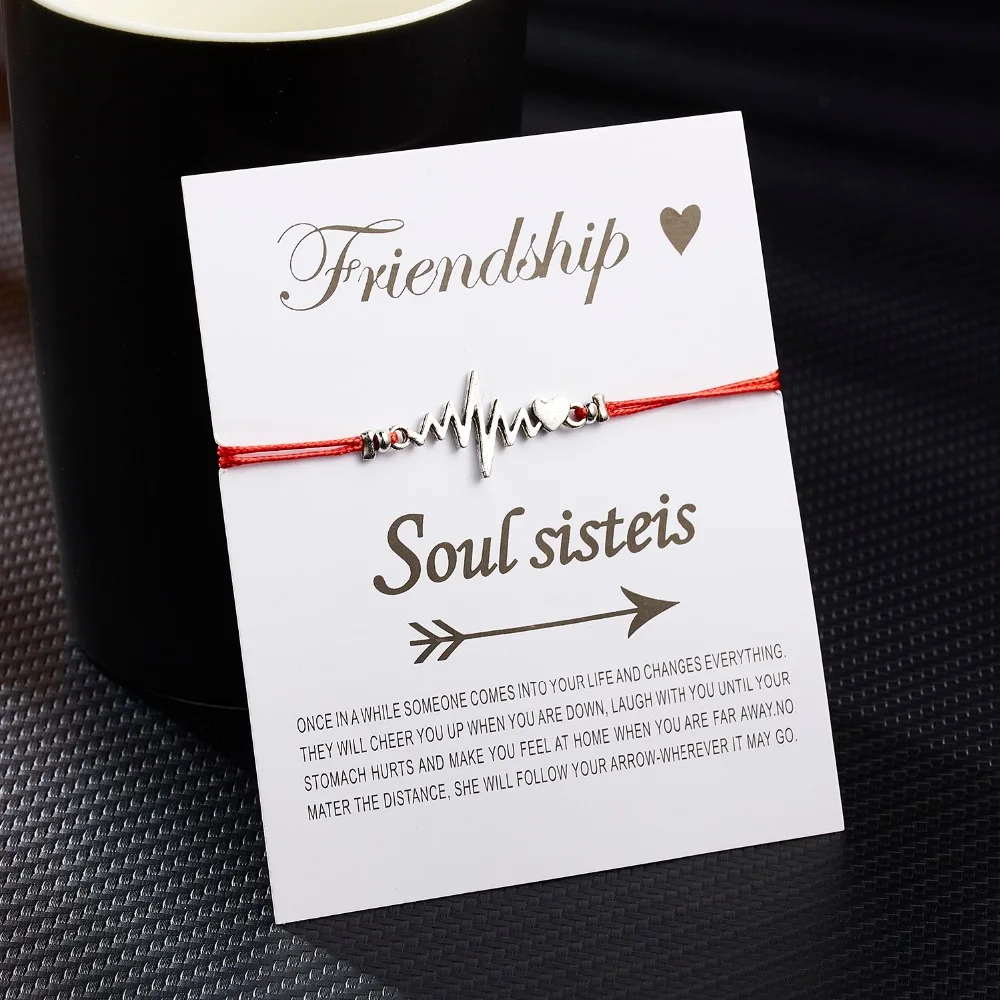 Belleper Make a Wish/Friendship/Mom Love Card Turtle Adjustable Fashion High Quality Bracelet Charm Female New Unique Jewelry