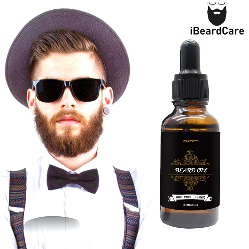 Cosprof 1 шт. 100% натуральное мужское масло для бороды увлажнения разглаживания