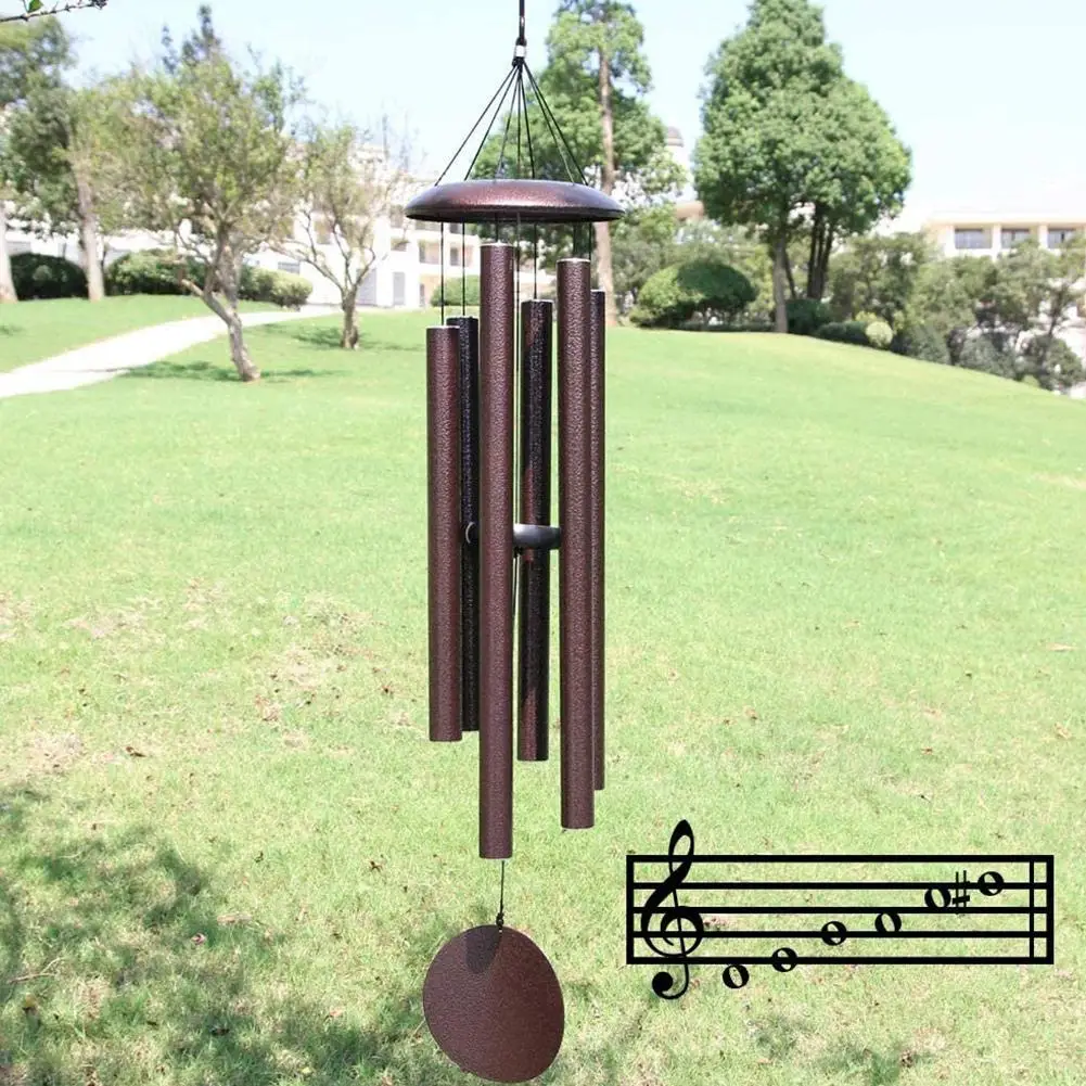 

Metal Aluminum Tuning Wind Chime Tone Resonant Sound Gift Wind Home Bell Exquisite Home Balcony Church Window Hanging Decor L5L8