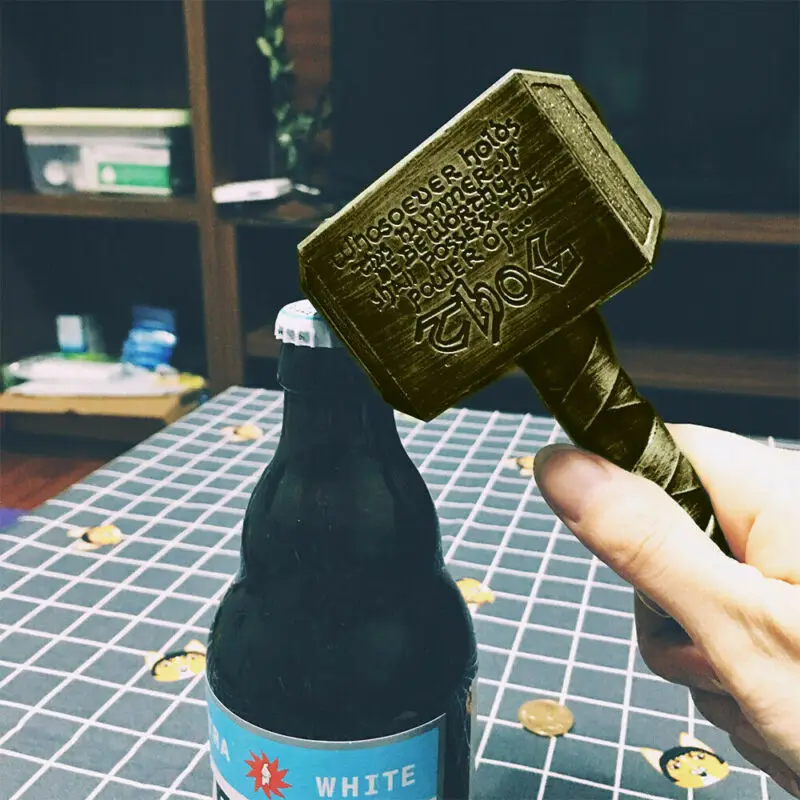 

Новые творческие консервный нож Тора трубка для курения в форме молотка напитков открывалка для бутылок банок вина открывалка для бутылок ...
