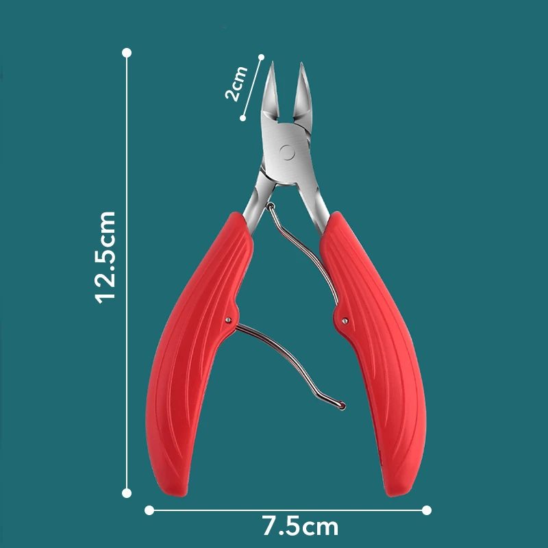 1Pc Toenail Nail Clippers Cutters Stainless Steel Pedicure Manicure Tools Professional Thick Ingrown Paronychia  Correction Tool