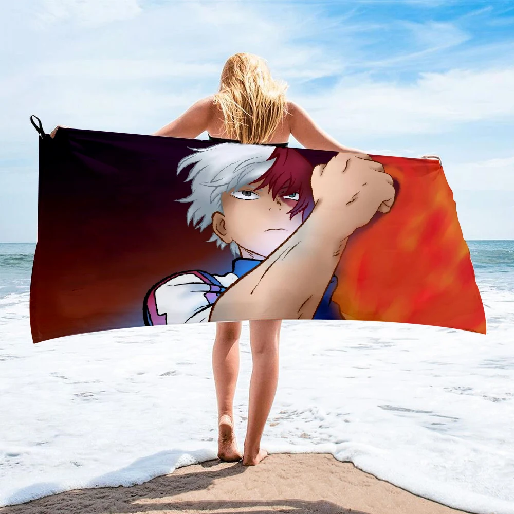 Шото Тодороки банное полотенце пляжное женская шелковая длинная юбка с принтом