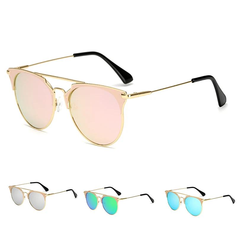 Солнцезащитные очки в металлической оправе для мужчин и женщин Модные Винтажные
