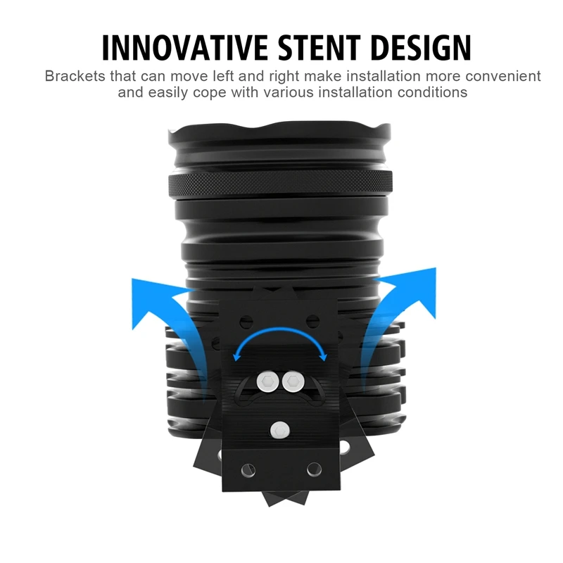 

2Pcs Motorcycles Headlight White Super Bright LED Working Spot Light Motorbike Fog Lamp LED Scooters Spotlight