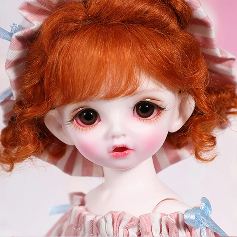 Полный комплект 1/6 BJD женская кукла девочка шарнирная милый розовый наряд Детская