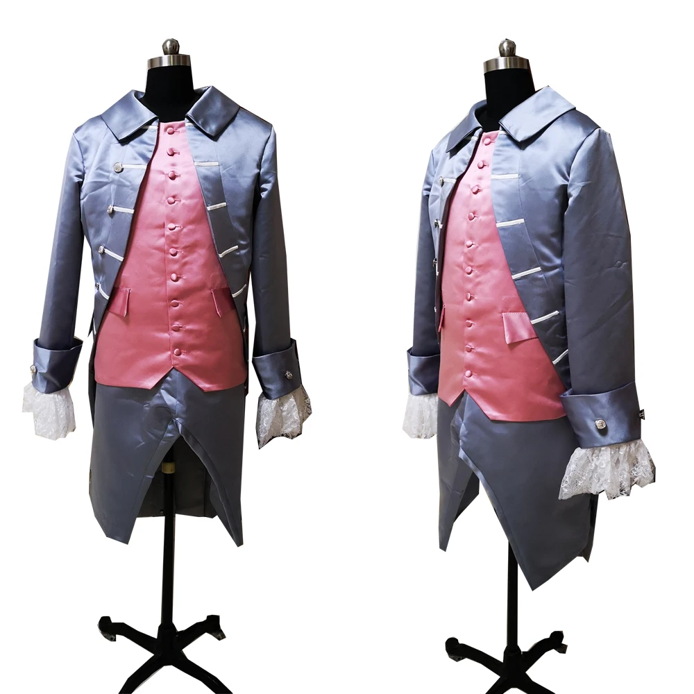 D 376 серый Викторианский/мужской костюм времен Гражданской войны сценическое