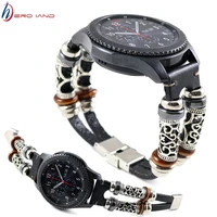 genuine leather strap for samsung galaxy watch 46mmgear s3 frontierclassic bracelet huawei watch gt 2 belt 22mm watchband