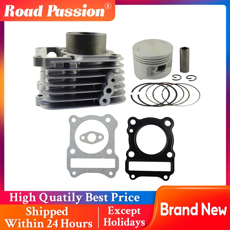 

Road Passion Bore Size STD 57mm Engine Air Cylinder Block & Piston Rings Kit For SUZUKI GZ125