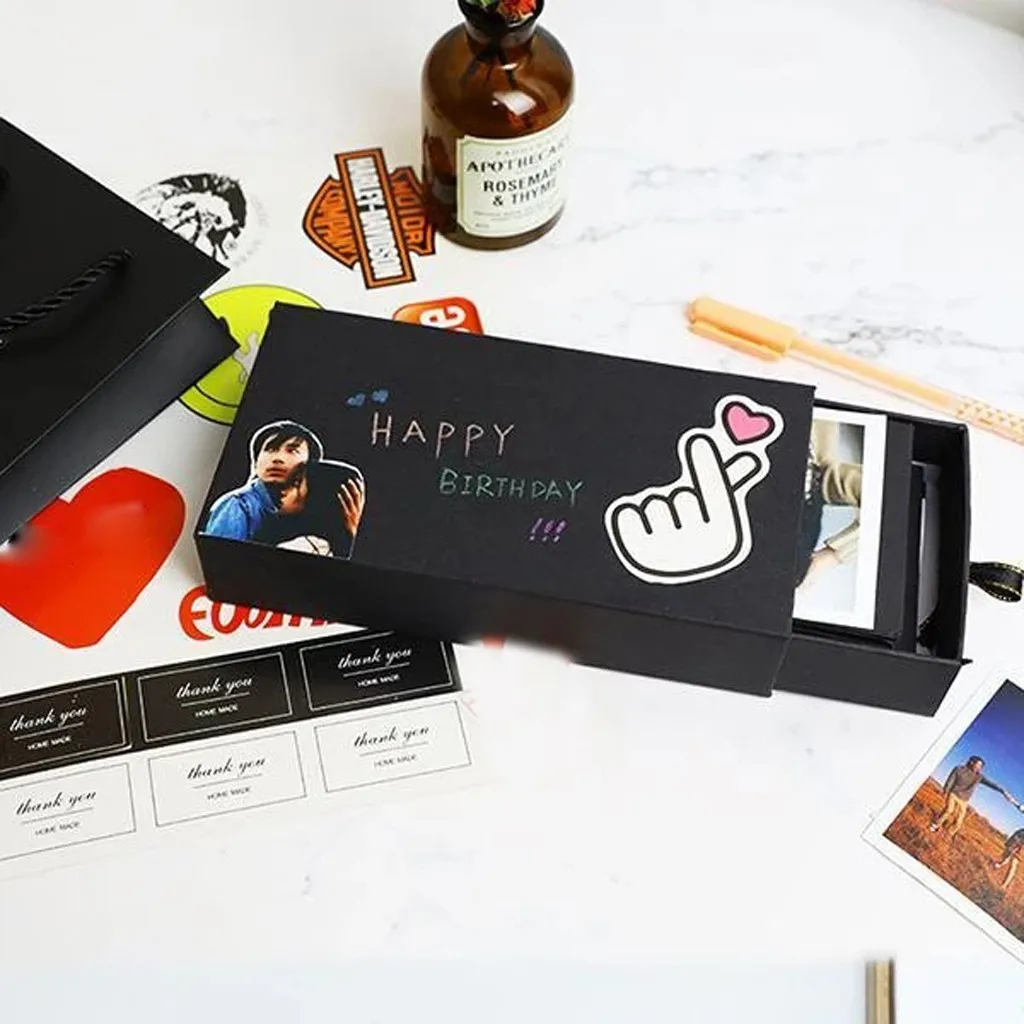 Творческая открытка сделай сам удивленная для партнера подруги друзей набор