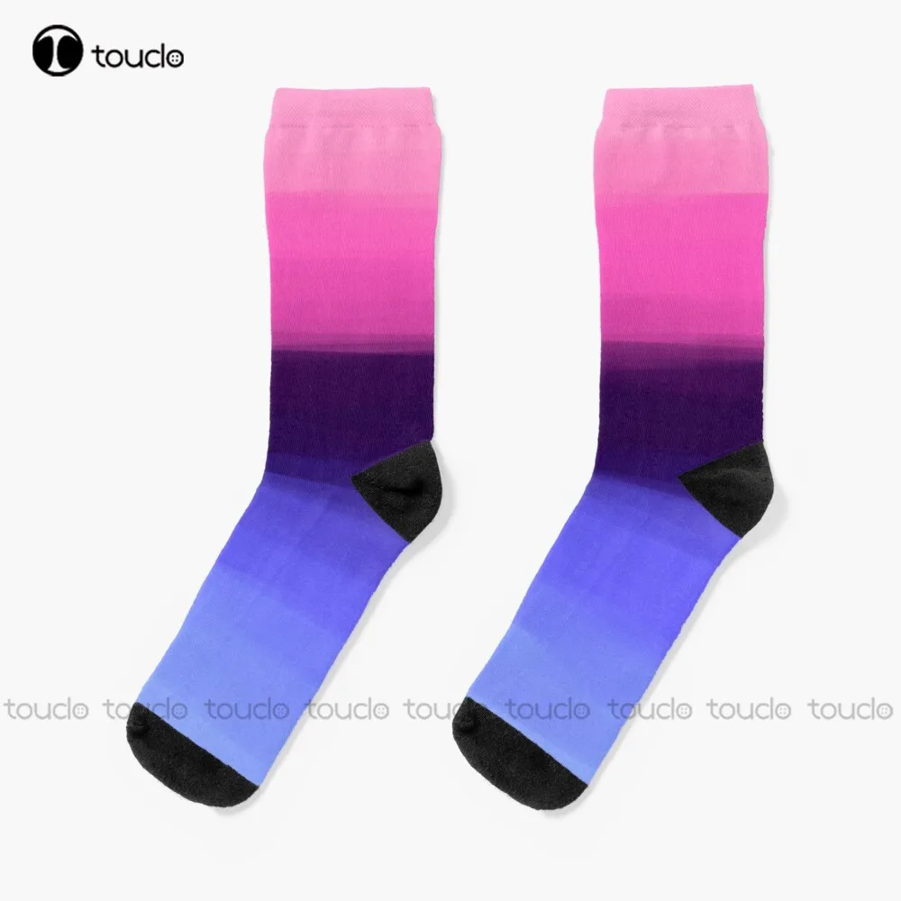 

Omnisexual Pride Lgbt, Lgbt Pride Socks Unisex Adult Teen Youth Socks Personalized Custom 360° Digital Print Hd High Quality