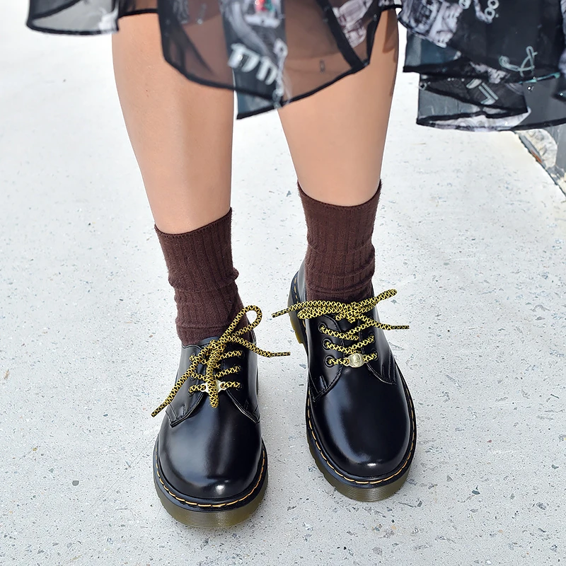 

SALE New Women's Platform Shoes Women's Shoes Height Increasing of Women's Shoes Fur Casual Leather Ankle Shoes Lace-up Casual