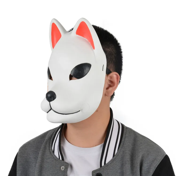 2020 аниме мультфильм косплей тангиро маска кролик и лиса рассекающее демонов