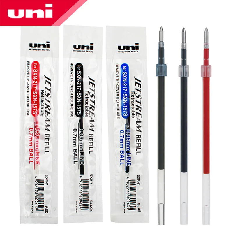 

6 Pcs/Lot Mitsubishi Uni SXR-7 Ballpoint Pen 0.7 mm Tip Refill for SXN-250, SXN-1000 Retractable Ballpoint Pen Writing Supplies