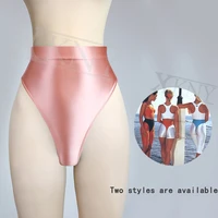xckny new colour glossy t shaped pants with buttocks sexy solid bikini high waist sexy tights underpants and high fork briefs