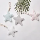 Детское украшение, шест в скандинавском стиле, луна, звезда, бусины, игрушки, детская кроватка, палатка, декоративное украшение, реквизит для фотографий, подарки, горячая распродажа