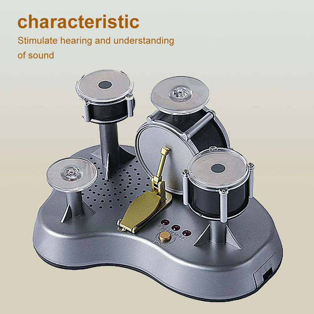 Электронные настольные часы Батарея приведенный в действие мини барабанная