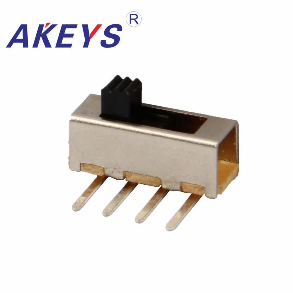 10 шт SS-13F16 1P3T однополюсный трехпозиционный переключатель слайда DIP 4-Контактный