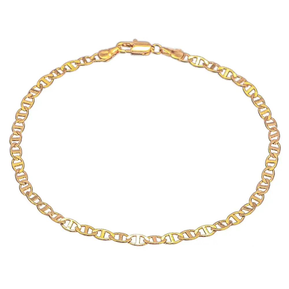 Плоский браслет на лодыжку для мужчин и женщин водонепроницаемый