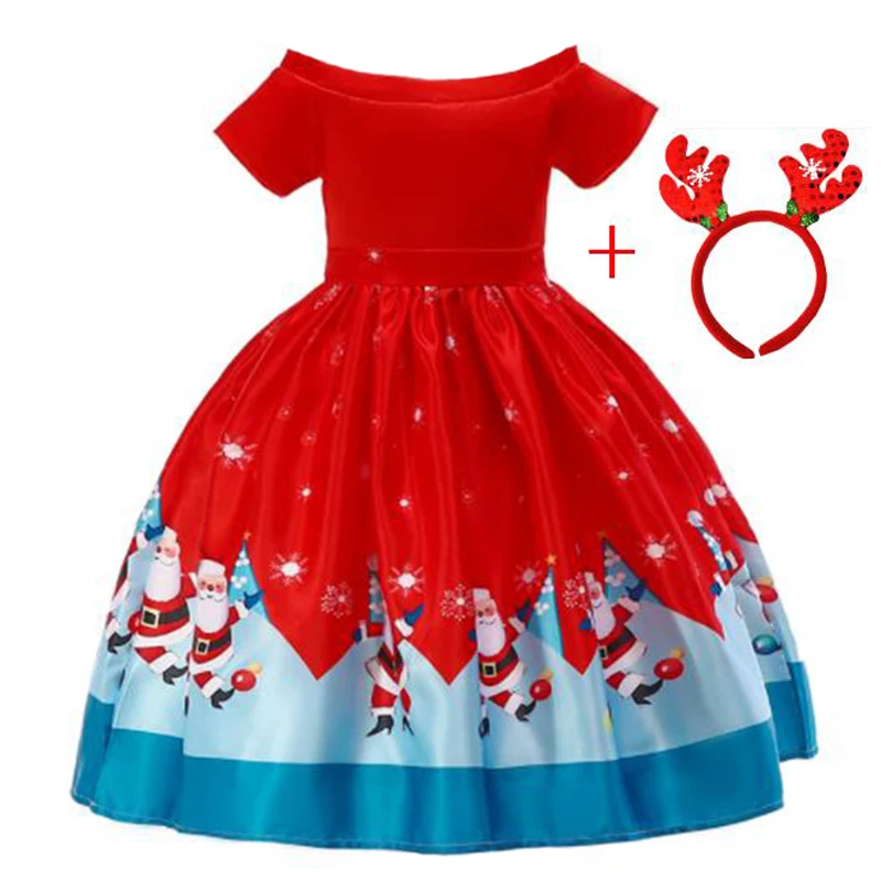 Children Christmas Dress for Girls Costume Elegant Toddler Princess Kids Party Dresses For 3 4 6 8 10 Years Old | Детская одежда и