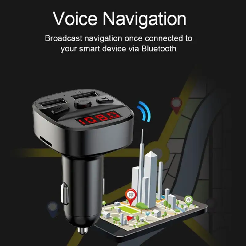 Автомобильный MP3 плеер T60 с Bluetooth FM передатчик Usb зарядкой музыкальный mp3