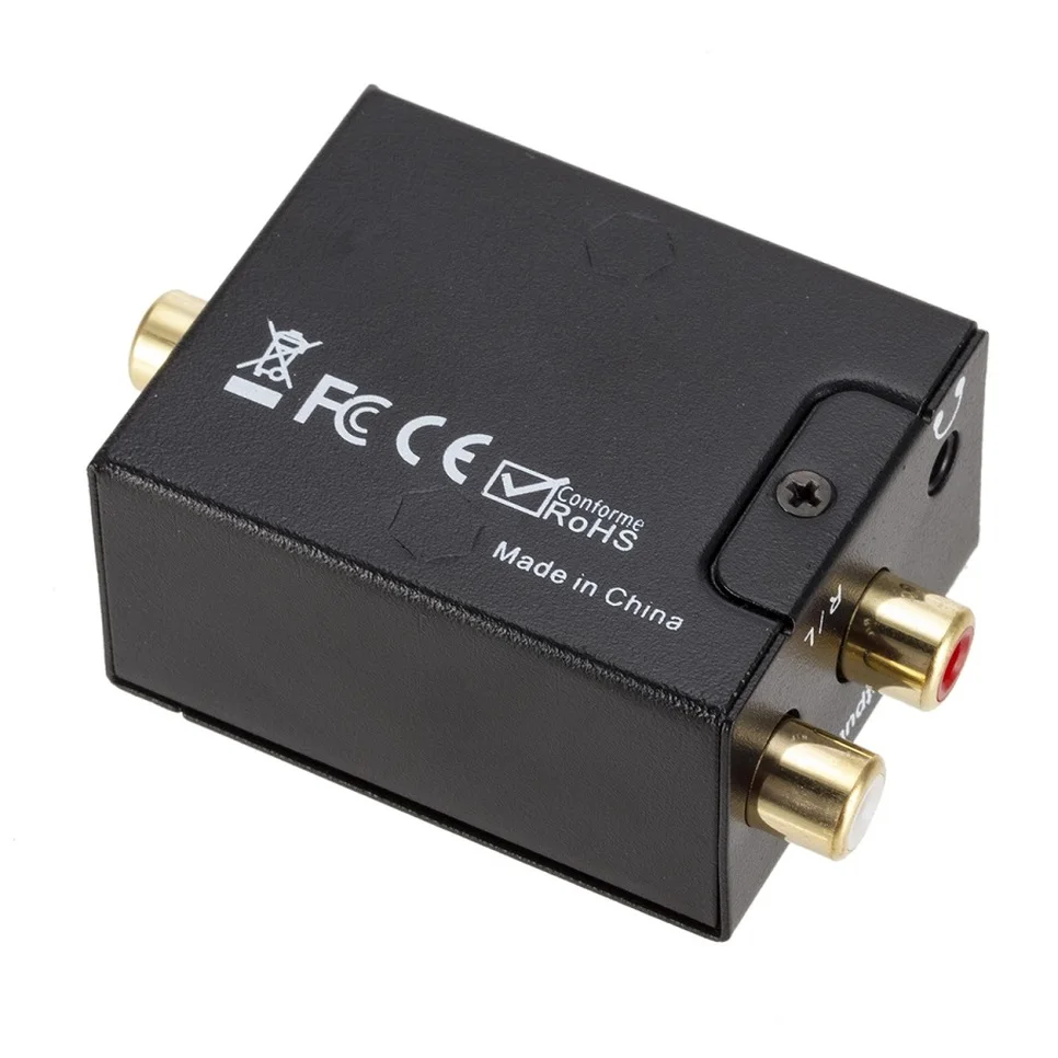 BGGQGG AUX 3 5 мм RCA L/R выход SPDIF стерео цифровой аудио USB DAC усилитель адаптер оптический