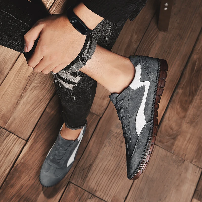 2019 г. обувь Agan мужская повседневная в стиле ретро модные низкие туфли на плоской