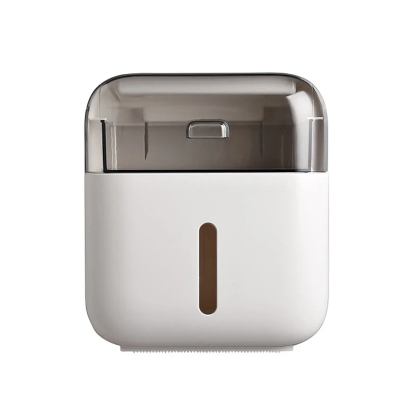 

Waterproof Toilet Paper Holder Plastic Wall Mounted for Toilet Paper Towel Bathroom Shelf Storage Box Tray