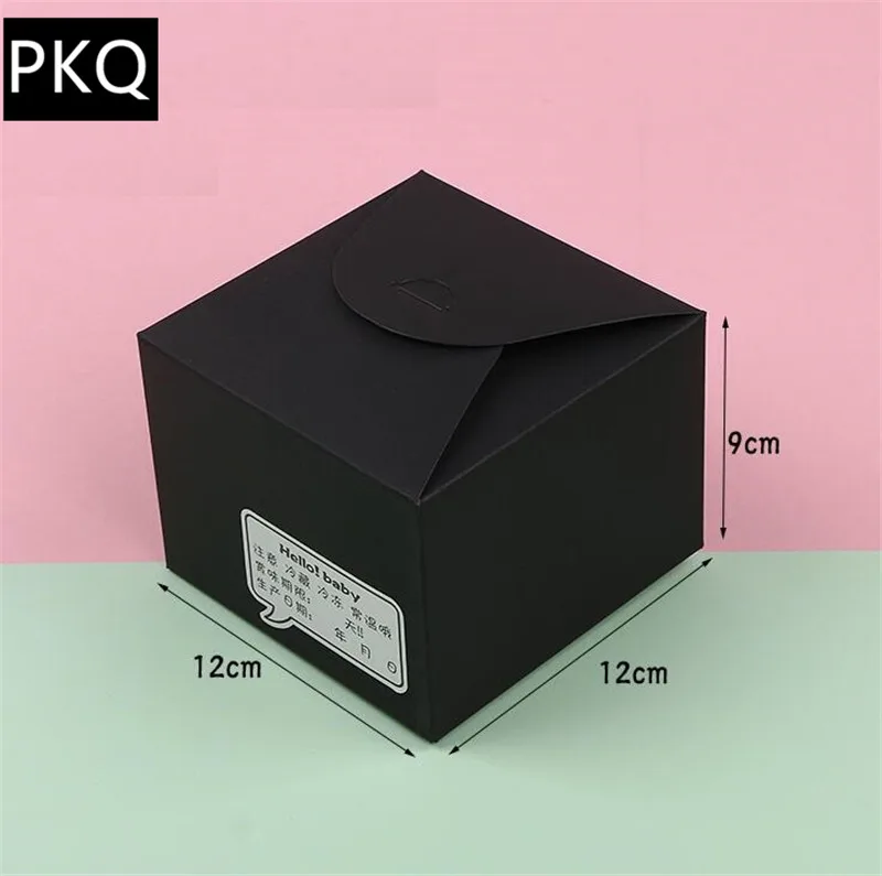 Новое поступление пустой Бумага коробка для Muffin/карамельный цвет небольшая