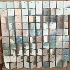 120 шт 30 см * 30 см прозрачная бесцветная прозрачная фоновая доска с пайетками для свадебных фонов PlateSequin стеновые панели