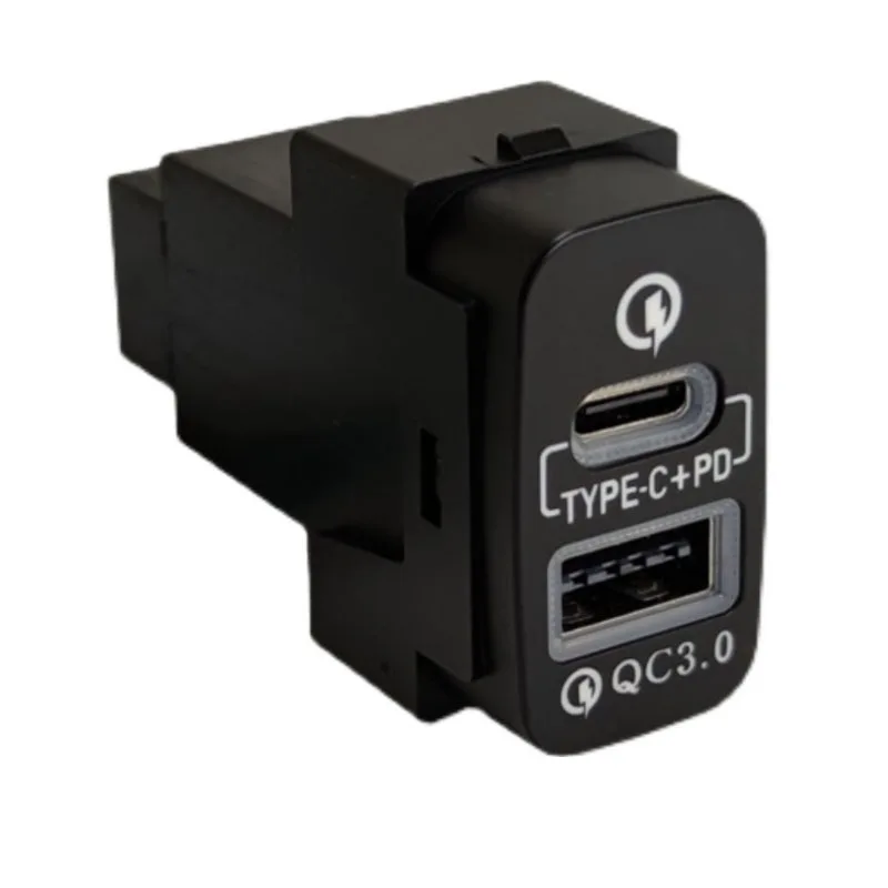 Автомобильное зарядное устройство для быстрой зарядки USB-разъем Mitsubishi Outlander Lancer EX