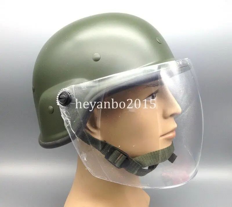 Тактический шлем для страйкбола США M88 PASGT KELVER SWAT с клировым козырьком армейский