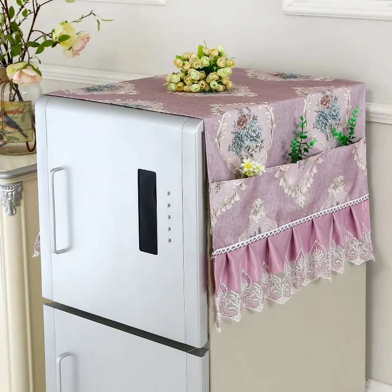 Крышка для холодильника тканевая художественная Одиночная открытая ткань