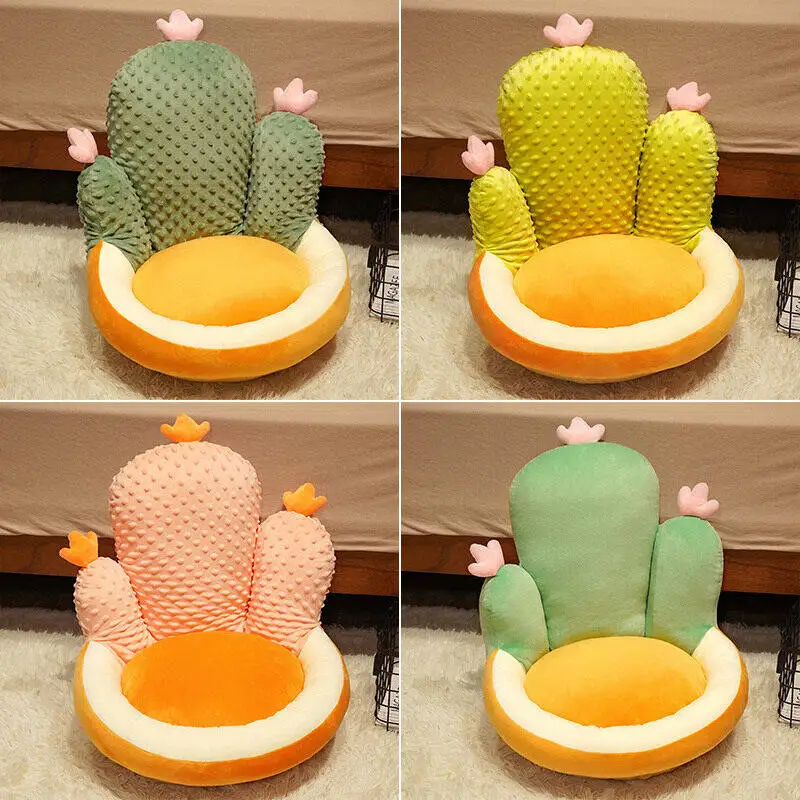 

Cute cactus cushion butt cushion office chair cushion tatami butt cushion cushion backrest one seat cushion