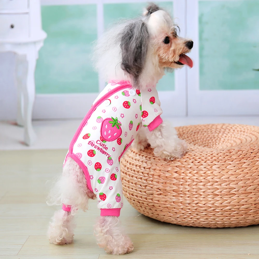 Маленькие собаки пижамы для домашних любимцев собак кошек одежда Желтая утка