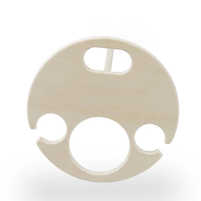 

Outdoor Wine Table with Foldable Round Desktop Mini Wooden Picnic Table Easy To Carry Wine Rack Support Dropshipping