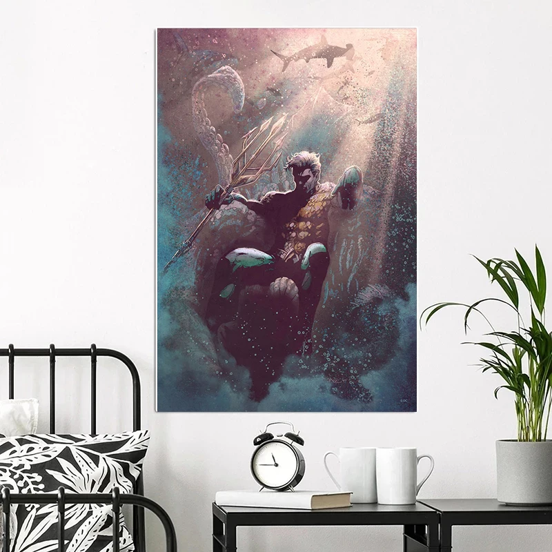 Картина на холсте Marvel Мстители Супергерой Бэтмен женщина-кошка плакаты и принты