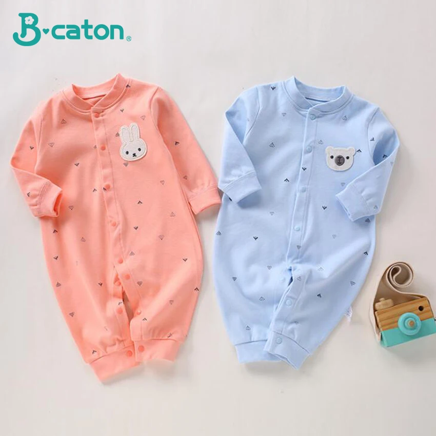 Детская одежда детская цельная 100% хлопок 2019 безопасная и мягкая дышащая удобная