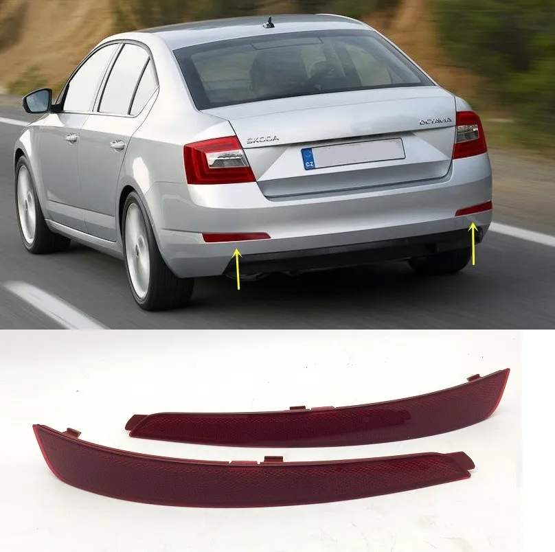 

For Skoda Octavia 5E A6 A7 2013 2014 2015 2016 2017 Car-Styling Rear Bumper Reflector Light