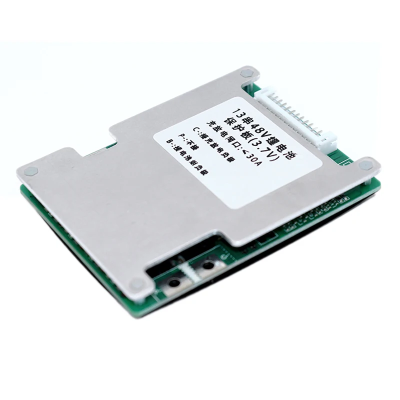 13S 48V 30A 18650 литиевый аккумулятор BMS 3 7 V тот же порт зарядки и разряда баланс PCM PCB для