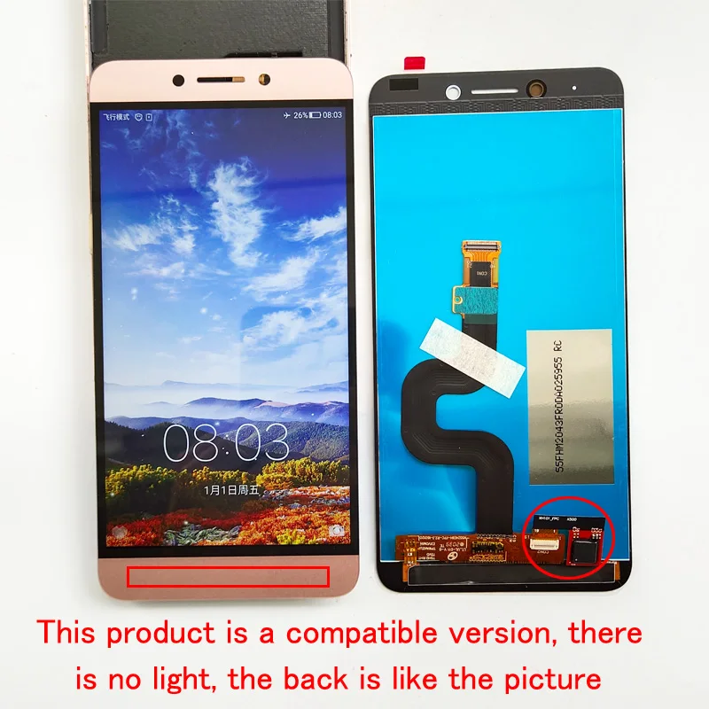 Для Letv LeEco Le 2 Le2 PRO S3 X626 X527 X520 X620 X521 X522 X525 X528 X529 X526 X621 ЖК-дисплей + цифровой