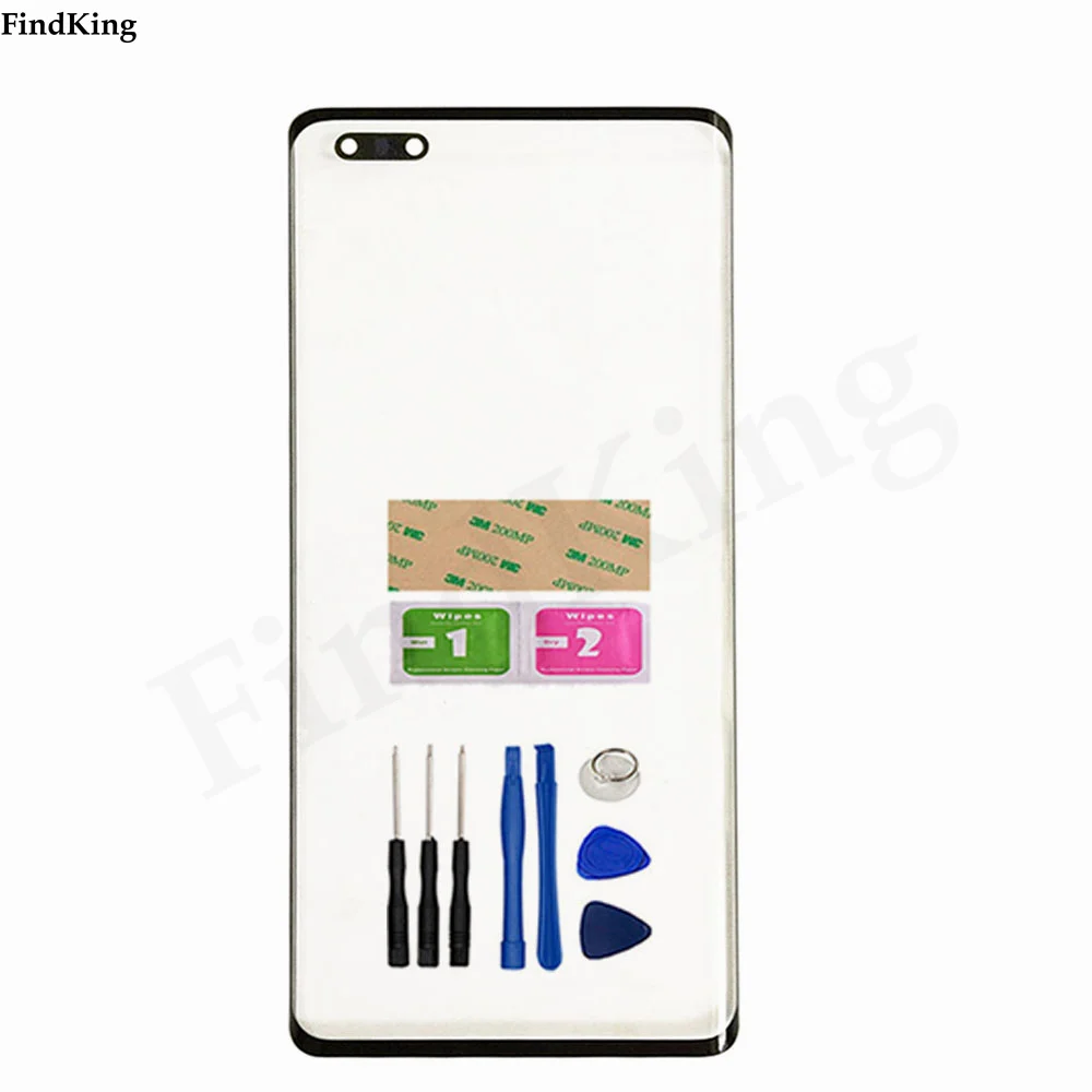

For Huawei Mate 40 Pro LCD Front Glass Touchscreen Front Outer Glass Lens Panel Replacement Front Outer Glass