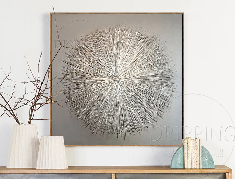 Профессиональный художник ручная роспись толстый текстурированный Белый