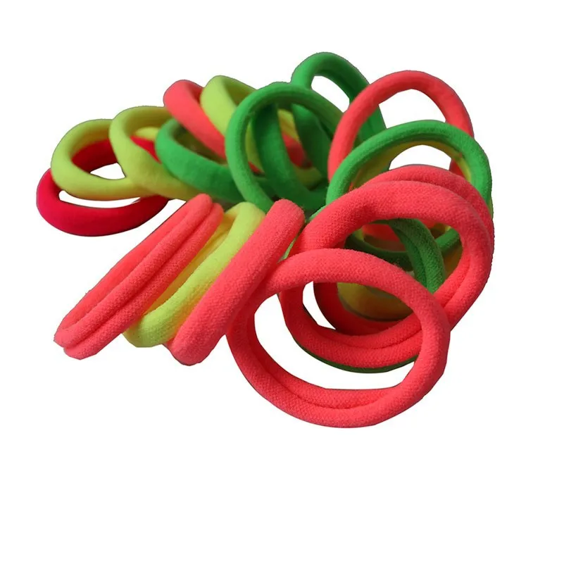 

10PCS/lot Girls' Ponytail Holder Women Elastic Cloth Hair Bands Casual Headwear Accessories Scrunchie Hair Tie Ring Rope