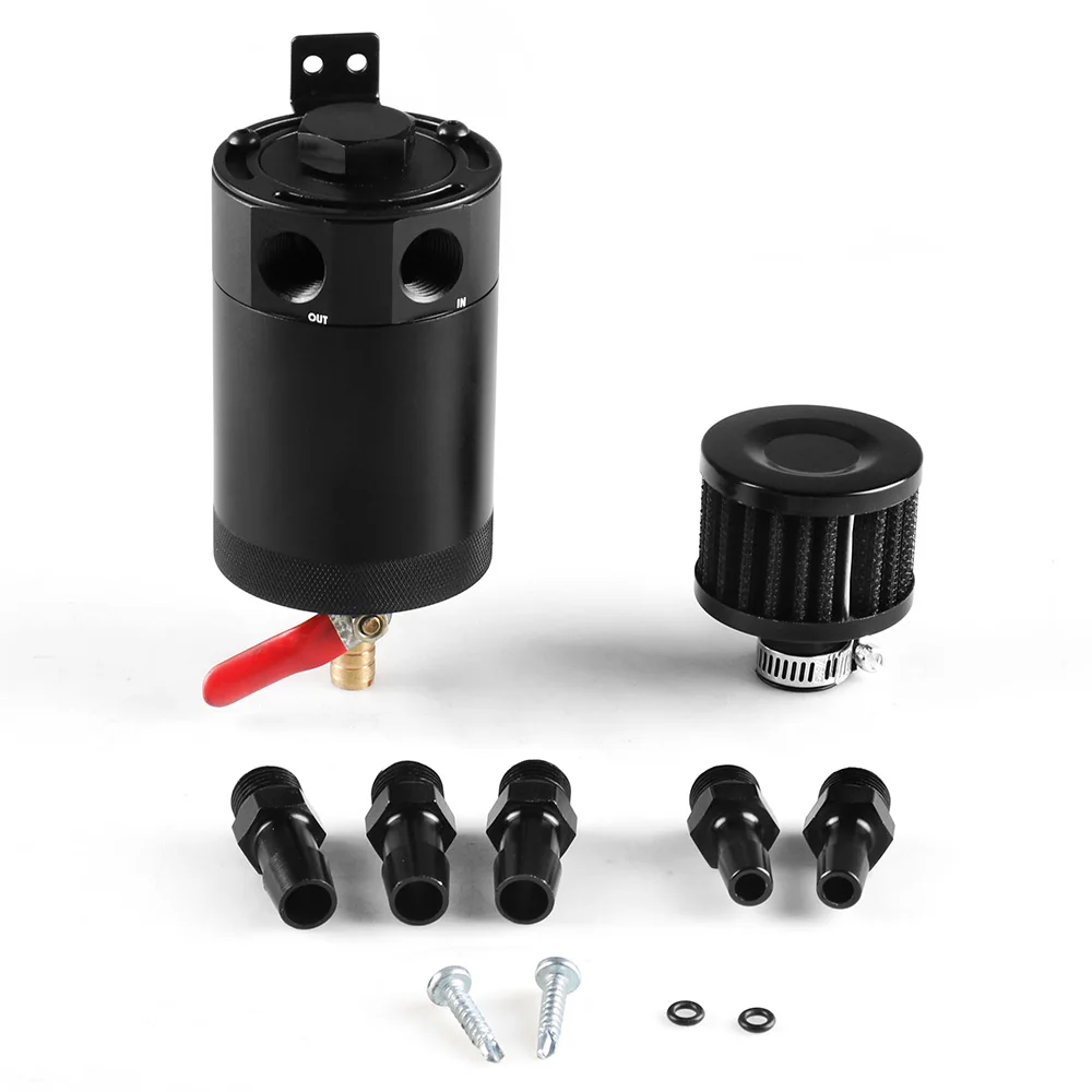 Маслоуловитель БАК 2 порта со съемным клапаном топливный маслоотделитель