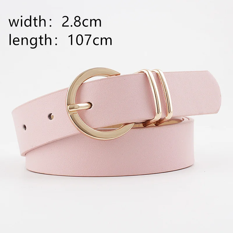 

Designer High Quality Female Black Brown White Pink Wild Trouser Women's Belt Cowgirl Western Belts for Women fashion belt 107CM