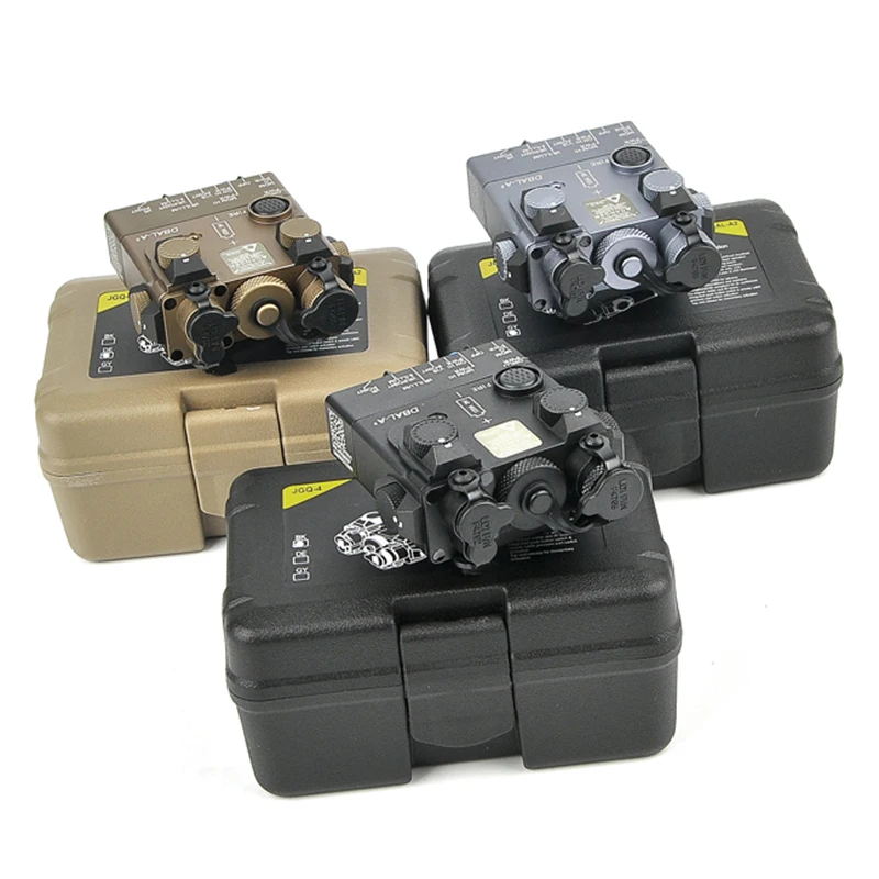 Фонарь с двойным лучом лазерный ИК и красный лазер светодиодный белый свет