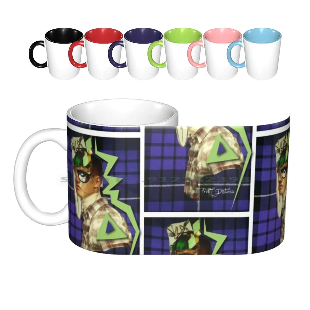 

Керамические кружки в стиле панк 80-х годов, кофейные чашки, кружка для молока, чая, кружка в стиле панк, гранж, симпатичная кружка, модная Альт...