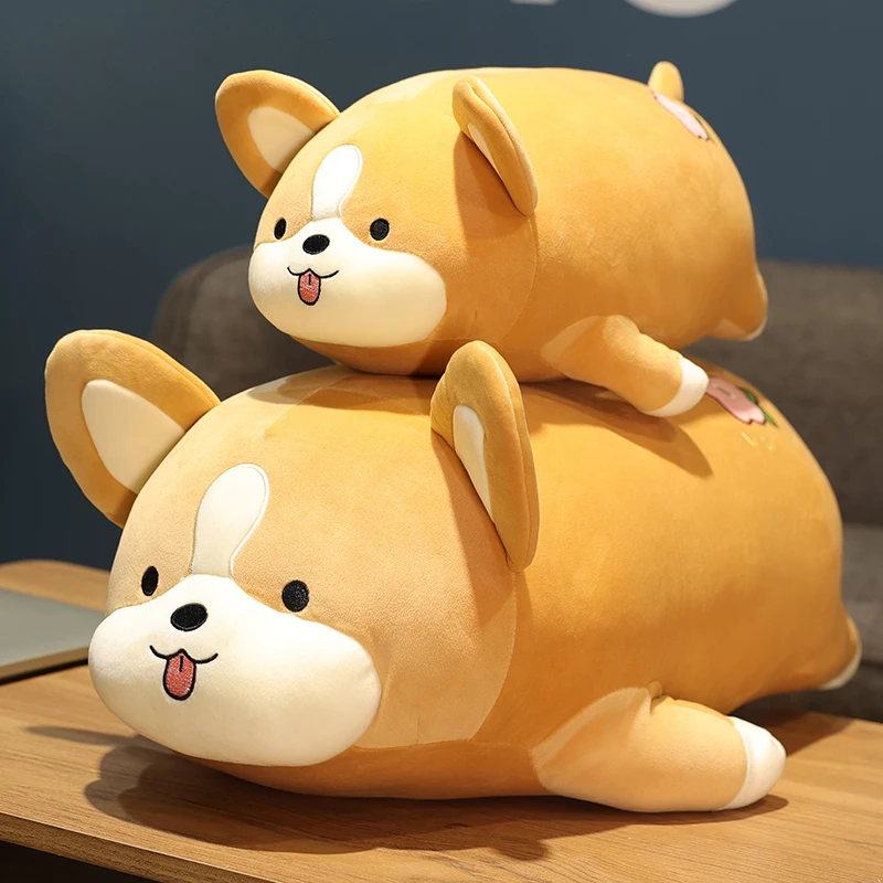 

New Pudgy Shiba Inu Dog Plush Toy Stuffed Soft Animal Corgi Chai Pillow Christmas Gift for Kids Kawaii Valentine Present