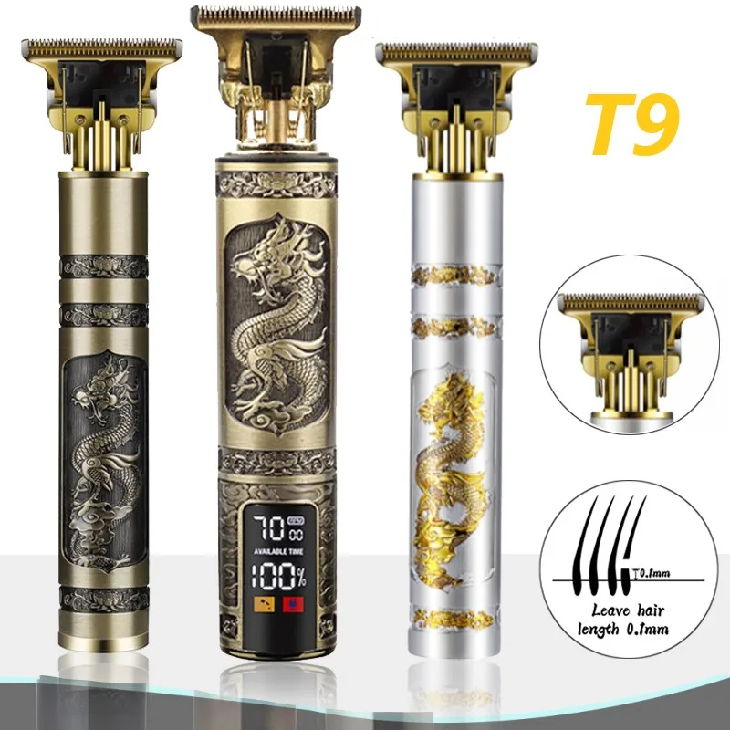 Новая перезаряжаемая USB машинка для стрижки волос T9 Мужская бритва триммер