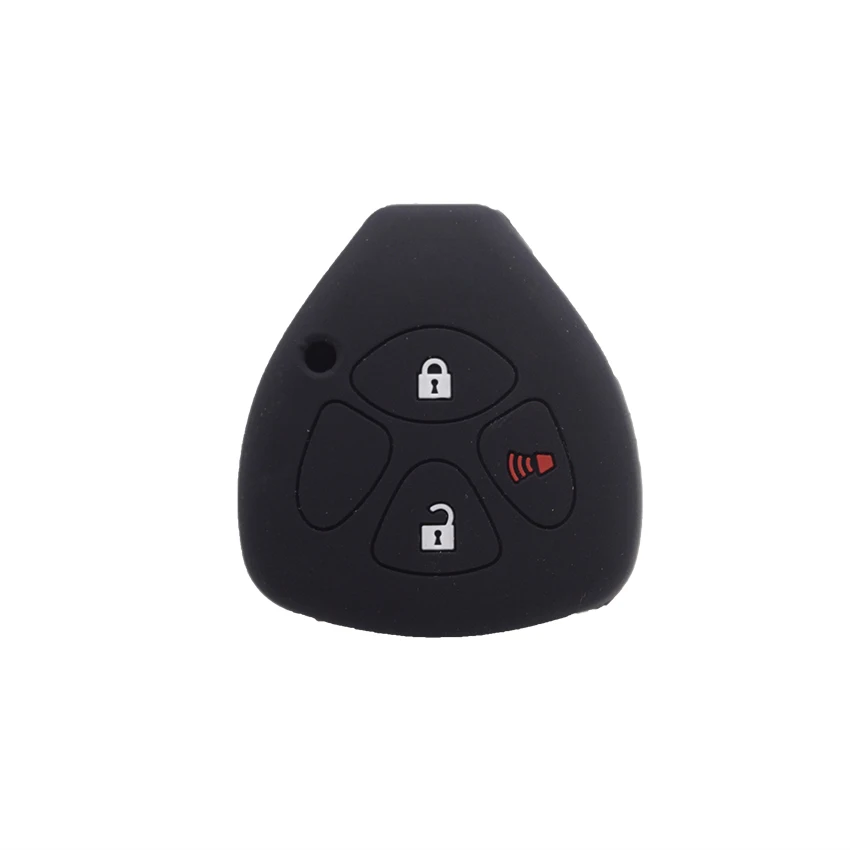 Cocolockey силиконовый чехол для автомобильного ключа Toyota RAV4 2006 2010 удаленный ключ с 3